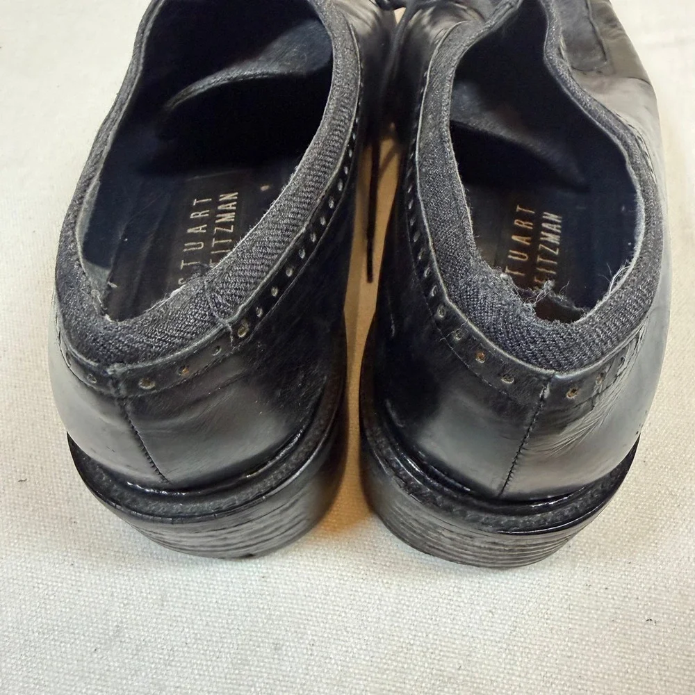 Vintage Stuart Weitzman Black‎ Leather 